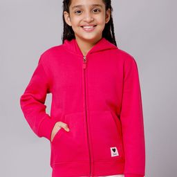 Alan Jones Girls Hooded Front-Open Sweatshirt-image-49