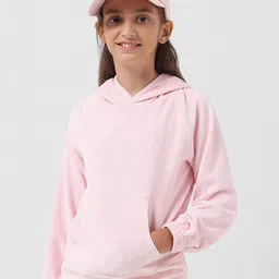 Vero Moda Girls Hooded Ribbed Pullover Sweatshirt-picture-10