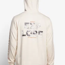 Wildcraft Men Beige Hooded Cotton Sweatshirt-image-16