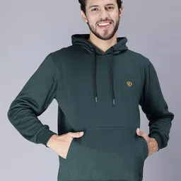 WE PERFECT Hooded Fleece Pullover-picture-35