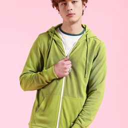 The Indian Garage Co Men Green Hooded Sweatshirt-image-50