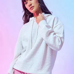 Bewakoof Hooded Oversized Sweatshirt-picture-0