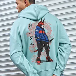 Bewakoof Heavy Duty Men Printed Hooded Sweatshirt-image-66