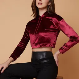 SHOWOFF Women Printed Hooded Sweatshirt-image-56