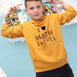 Instafab Boys Typography Printed Hooded Cotton Pullover Sweatshirt-image-71