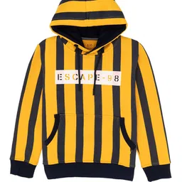 Status Quo Boys Striped Hooded Pure Cotton Sweatshirt-picture-43