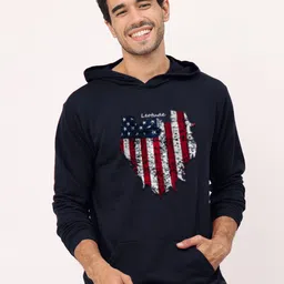 Leotude Men Graphic Printed Hooded Sweatshirt-picture-21