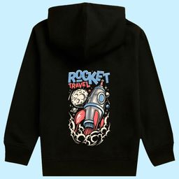 BAESD Kids Graphic Printed Hooded Fleece Pullover-image-97