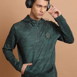 HIGHLANDER Camouflage Printed Hooded Relaxed Fit Pullover Sweatshirt-picture-25