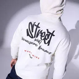 Hubberholme Typography Printed Hooded Sweatshirt-picture-23