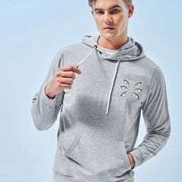 Bewakoof Pullover Hood Printed Hooded Cotton Ribbed Casual Sweatshirt-image-49
