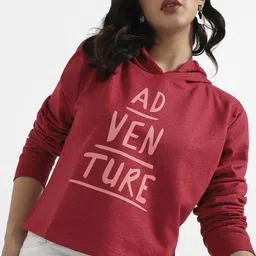 Campus Sutra Typography Printed Cotton Sweatshirt-image-57