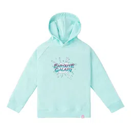 Ed-a-Mamma Girls Printed Hooded Sweatshirt-image-85