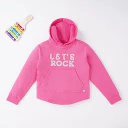 Ed-a-Mamma Girls Printed Hooded Sweatshirt-image-94