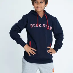 mackly Boys Navy Blue Hooded Sweatshirt-image-69