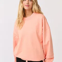 RAYACLOSET Women Round Neck Long Sleeves Sweatshirt-picture-13