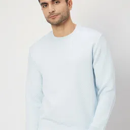 Mufti Geometric Self Design Pullover Sweatshirt-picture-19