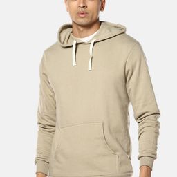 Campus Sutra Men Olive Green Hooded Sweatshirt-image-64