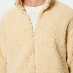 Koton Mock Collar Front Open Sweatshirt image 3