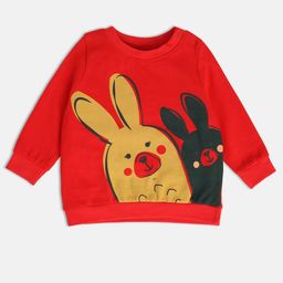 MINI KLUB Infant Girls Graphic Printed Sweatshirt-image-85