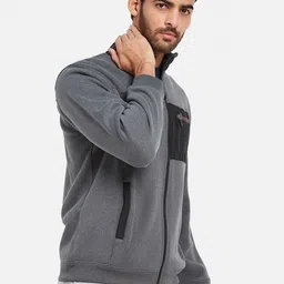 Octave Mock Collar Front-Open Sweatshirt image 3