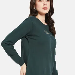 METTLE Typography Printed Fleece Pullover image 5