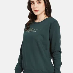 METTLE Typography Printed Fleece Pullover image 3