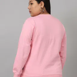 BEYOUND SIZE - THE DRY STATE Plus Size Graphic Printed Fleece Sweatshirt image 3