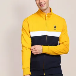 U S Polo Assn Men Colourblocked Cotton Sweatshirt-image-84