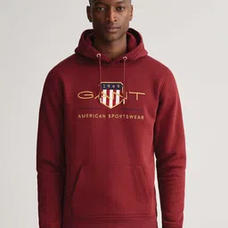 GANT Men Red Printed Sweatshirt-image-6
