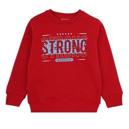 PROTEENS Boys Maroon Printed Round Neck Sweatshirt-11