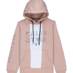 Status Quo Boys Peach-Coloured Printed Sweatshirt-16