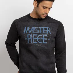 Status Quo Men Black Printed Cotton Sweatshirt-image-9