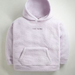 Cherry Crumble Unisex Kids Purple Hooded Sweatshirt-image-75