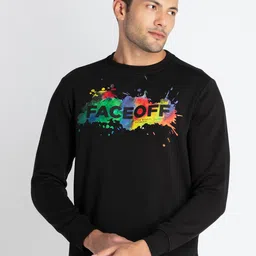 Status Quo Typography Printed Pullover-image-42