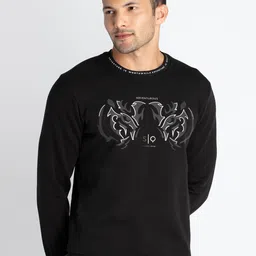 Status Quo Men Black Printed Sweatshirt-image-36