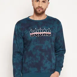 Duke Men Blue Printed Sweatshirt-image-66