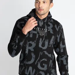 Status Quo Men Printed Hooded Cotton Sweatshirt-image-81