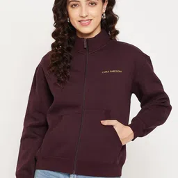 CAMLA Women Maroon Sweatshirt-picture-41