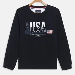Octave Boys Printed Fleece Sweatshirt-image-5