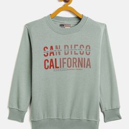 Duke Boys Green Printed Fleece Sweatshirt-image-67