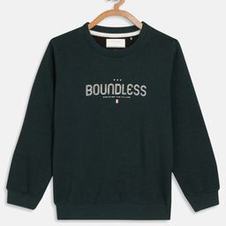 Octave Boys Green Printed Sweatshirt-image-52
