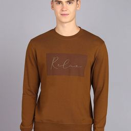 Alan Jones Typography Printed Pure Cotton Pullover Sweatshirt-image-12