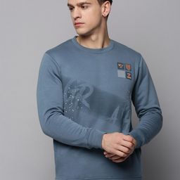 SHOWOFF Men Printed Round Neck Cotton Sweatshirt-picture-32