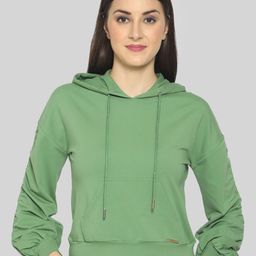 PRETTY LOVING THING Women Green Sweatshirt-image-85