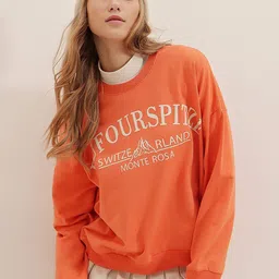 Trend Alacati stili Typography Printed Sweatshirt-picture-38