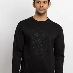 Status Quo Men Black Cotton Printed Sweatshirt-image-91