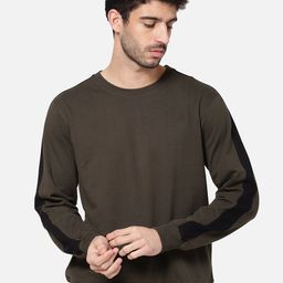 R&B Men Olive Green Sweatshirt-picture-43