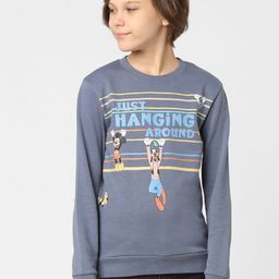 Jack & Jones Junior Boys Blue Printed Sweatshirt-picture-40