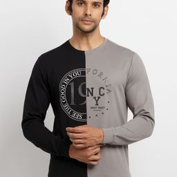 Status Quo Men Colourblocked Sweatshirt-image-37
